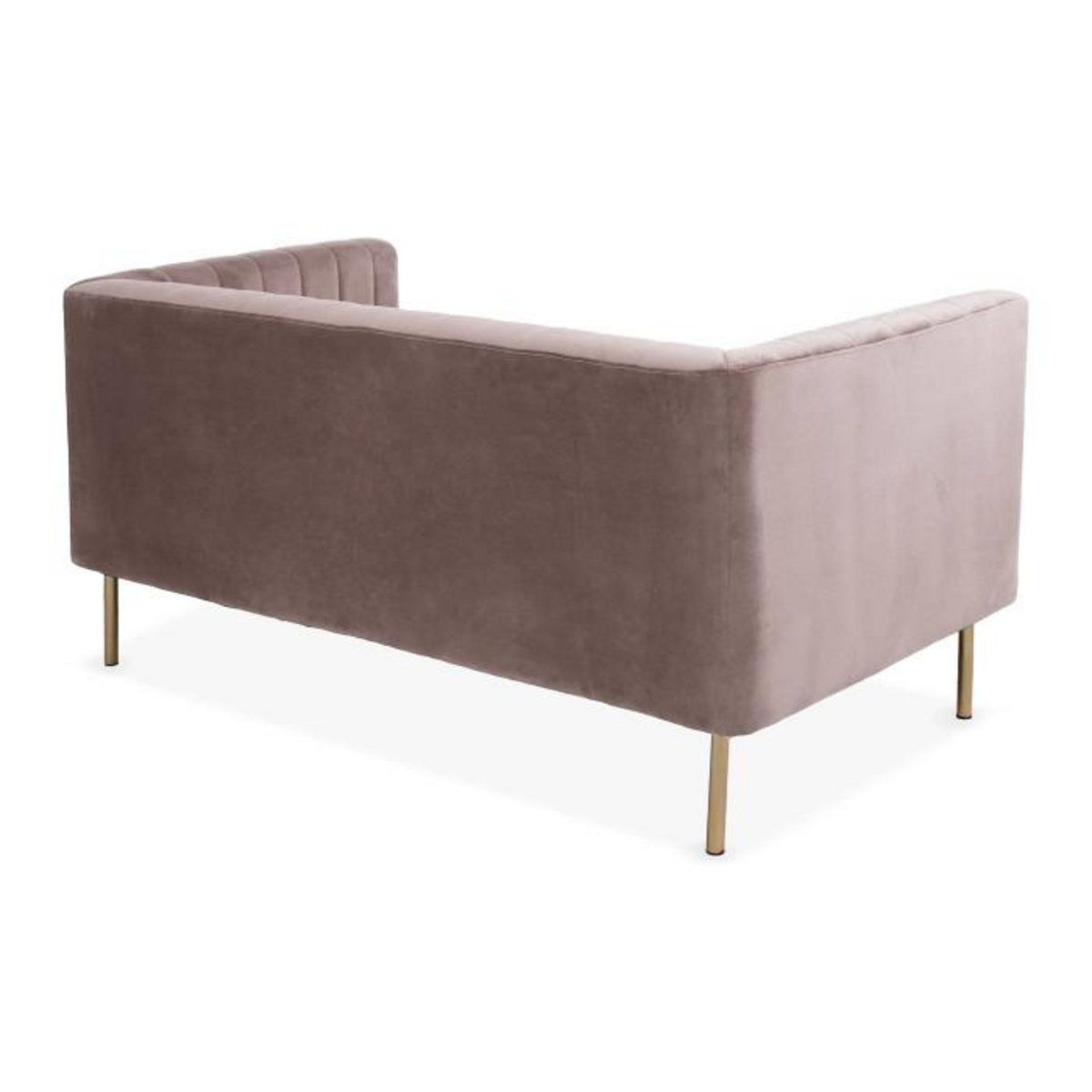 Paris Prix Canapé 2 Places Velours  Taylor  150cm Gris