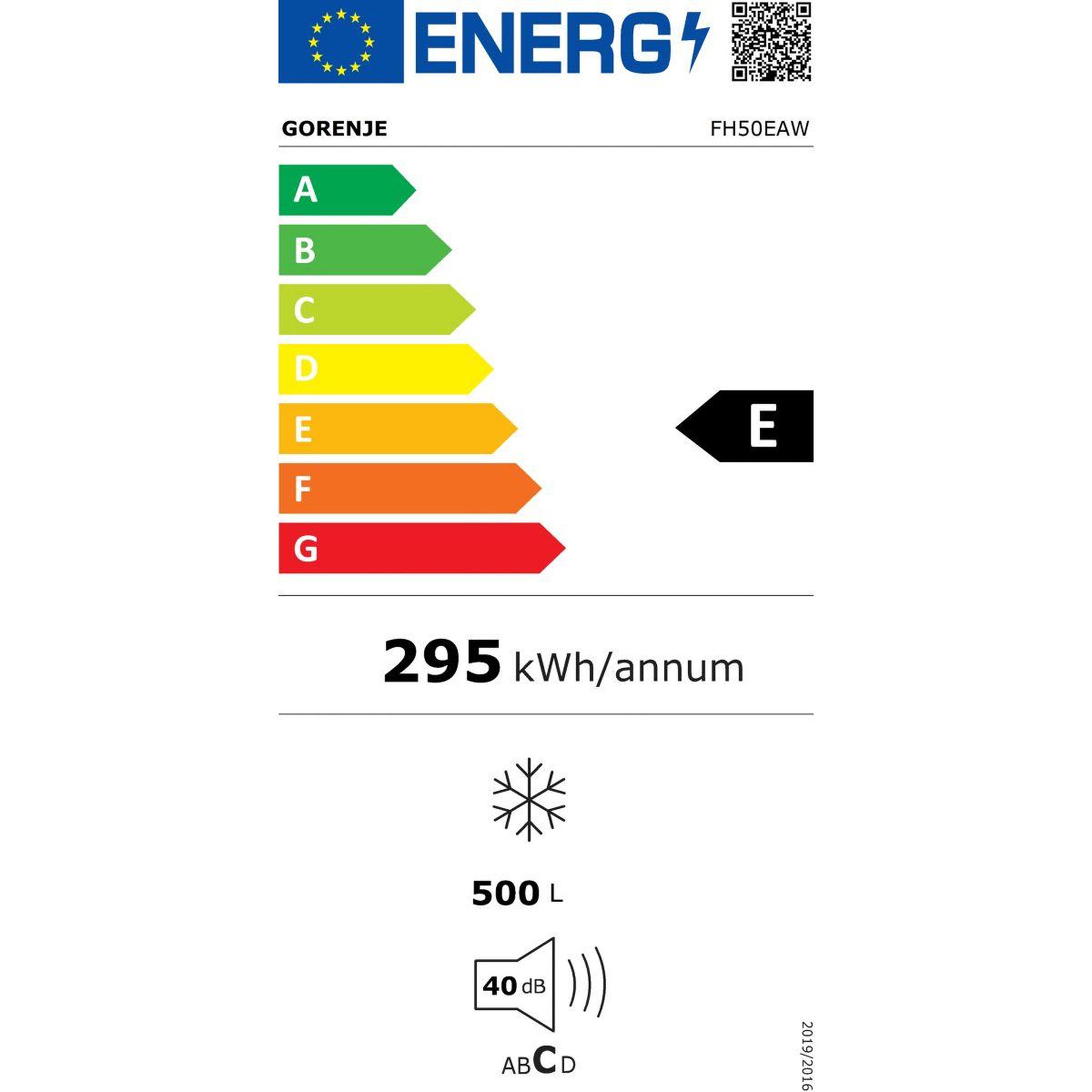 Voir la diapositive 4 : GORENJE Congélateur coffre fh50eaw