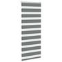 Voir la diapositive 3 : VIDAXL Store zebre gris fonce largeur du tissu 60,9 cm polyester