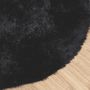Voir la diapositive 4 : VIDAXL Tapis shaggy a poils longs NAVARRA noir 120x120 cm polyester