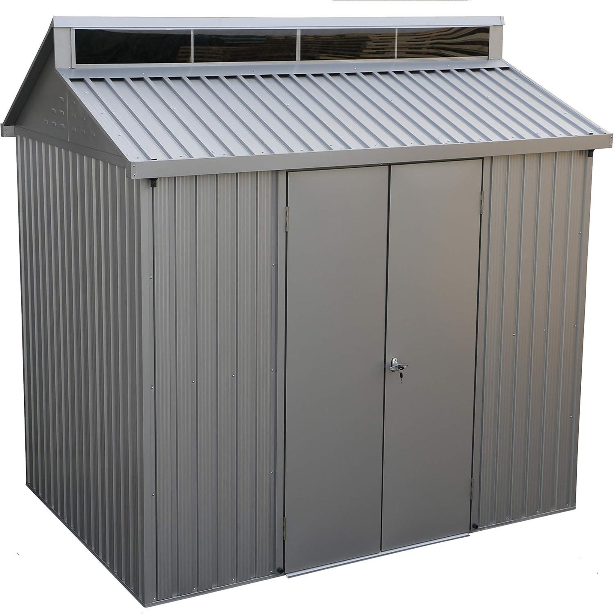 CENTRALE BRICO Abri de jardin aluminium 8 x 6 avec lucarne - fenêtre latérale - surface 4,33 m²