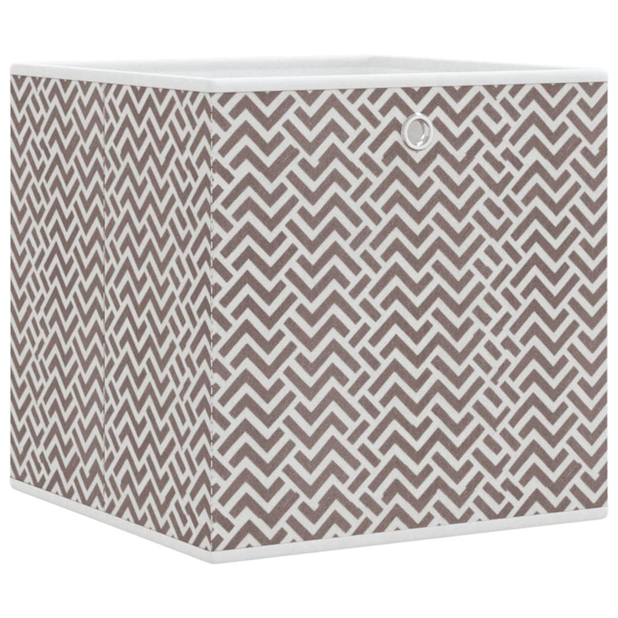 Voir la diapositive 3 : VIDAXL Boîtes de rangement pliables 10 pcs 32x32x32 cm tissu intisse
