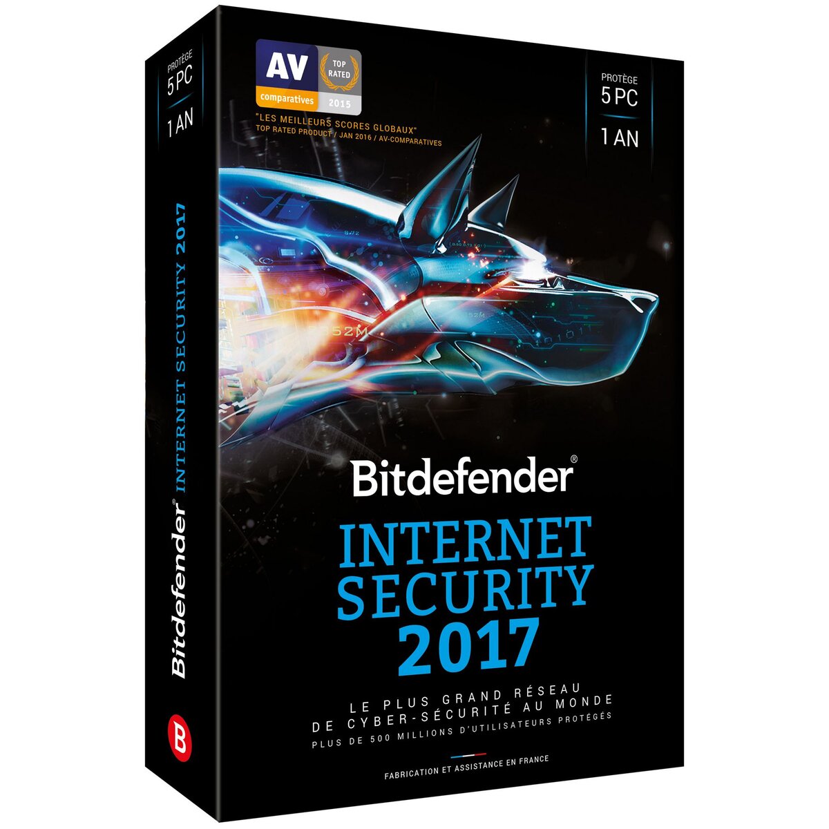 Bitdefender Internet Security 2017 - 5 Postes/An