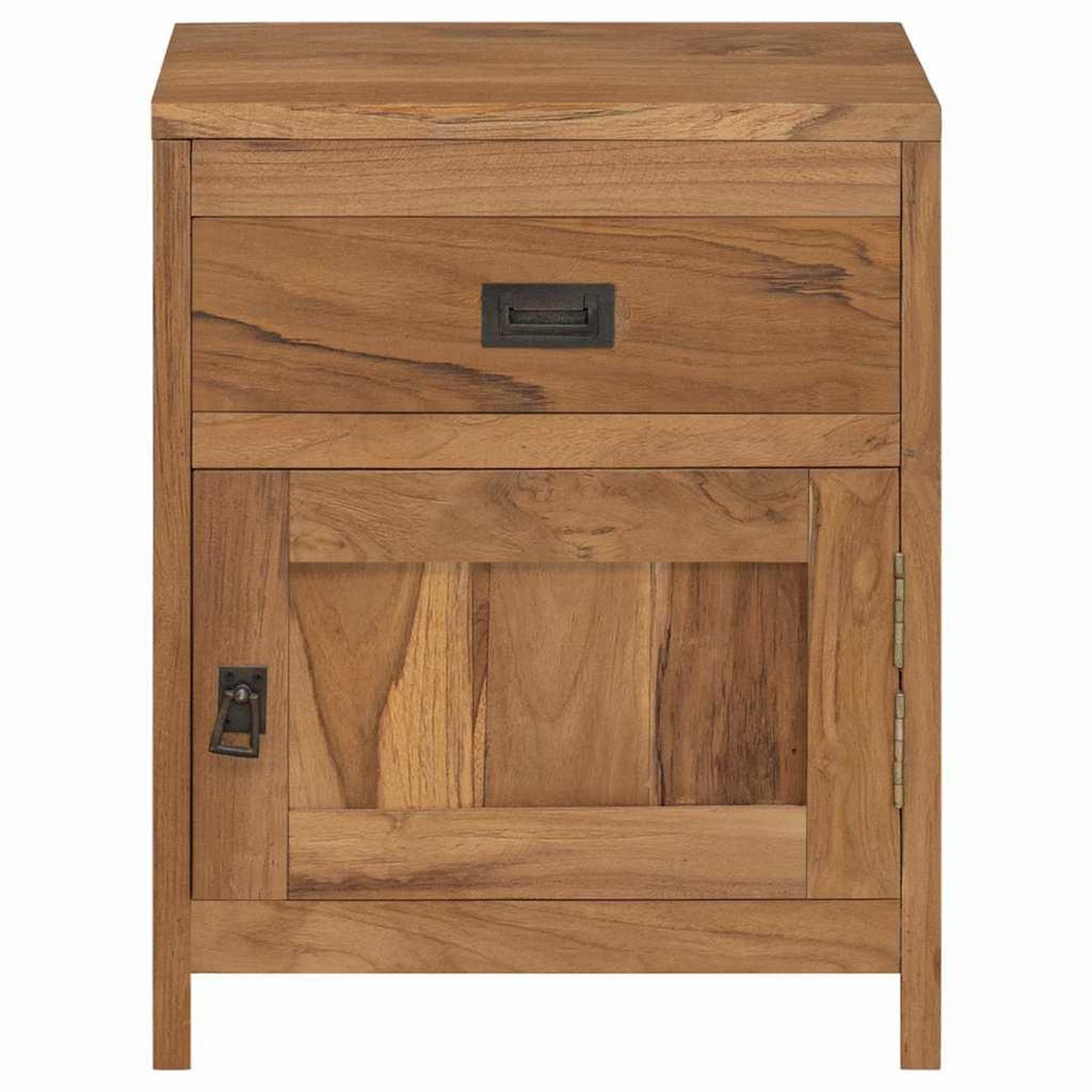 Voir la diapositive 3 : VIDAXL Table de chevet teck massif 40x30x50 cm