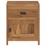 Voir la diapositive 3 : VIDAXL Table de chevet teck massif 40x30x50 cm
