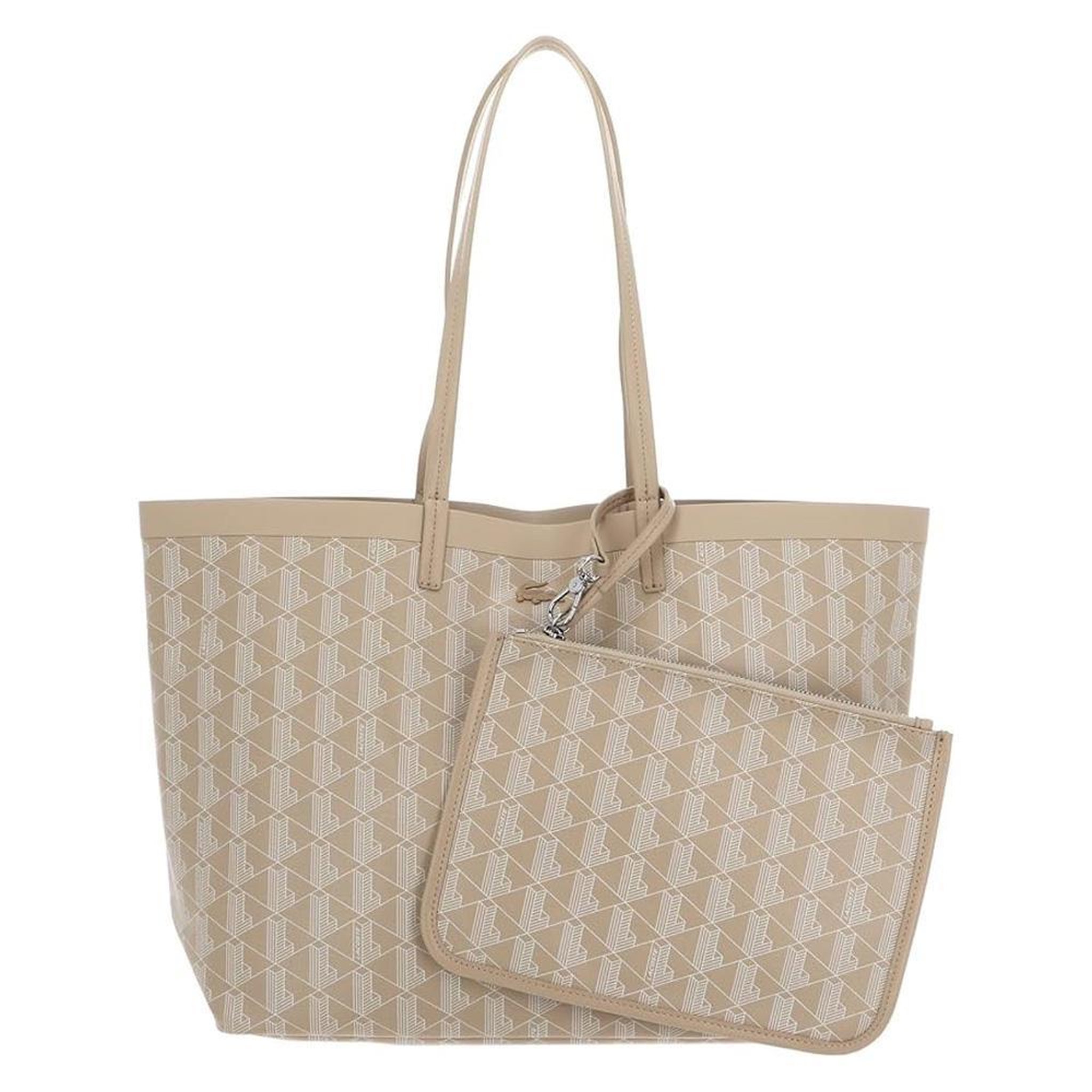 Lacoste Sac cabas beige clair femme lacoste zely. Coloris disponibles : Beige