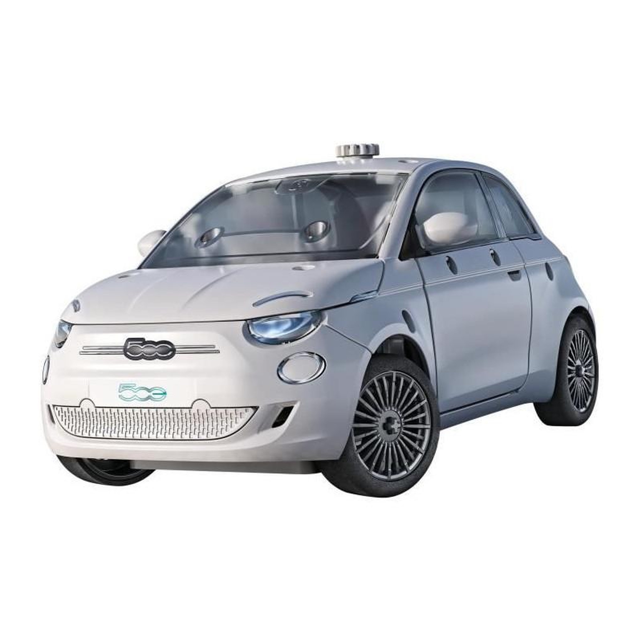 Voir la diapositive 2 : NEW BORN BABY Clementoni - Coffret de construction Fiat 500 électrique - Application dispoonible - Fabriqué en Italie