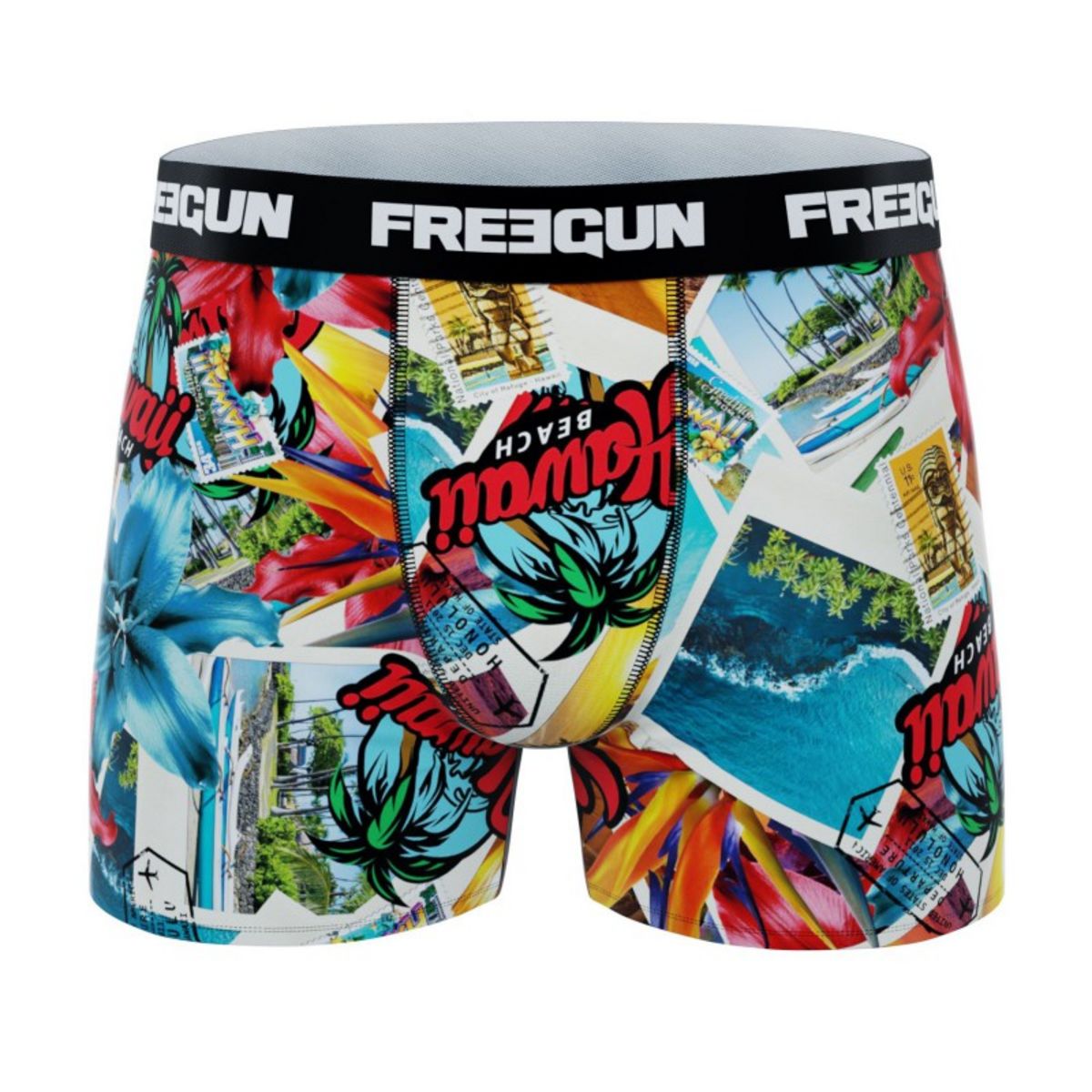 FREEGUN Lot de 3 boxers fantaisies garçon
