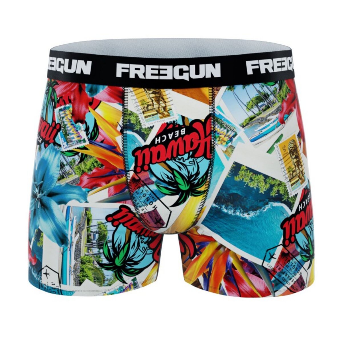 FREEGUN Lot de 3 boxers fantaisies garçon