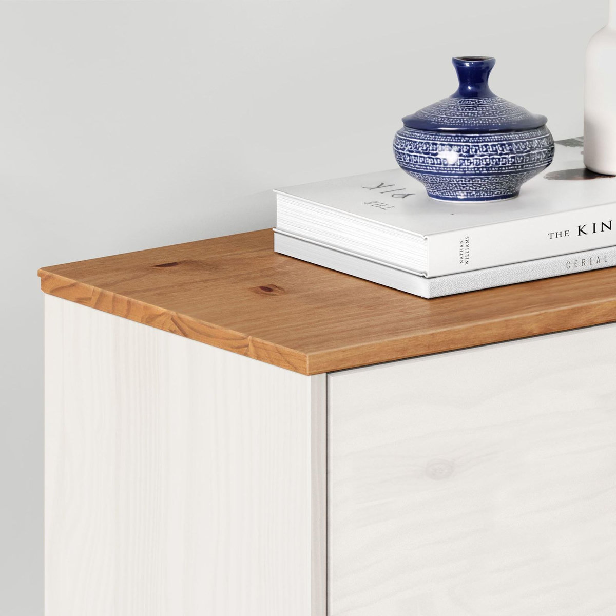 IDIMEX Meuble à chaussures entrée MIKKA en bois massif