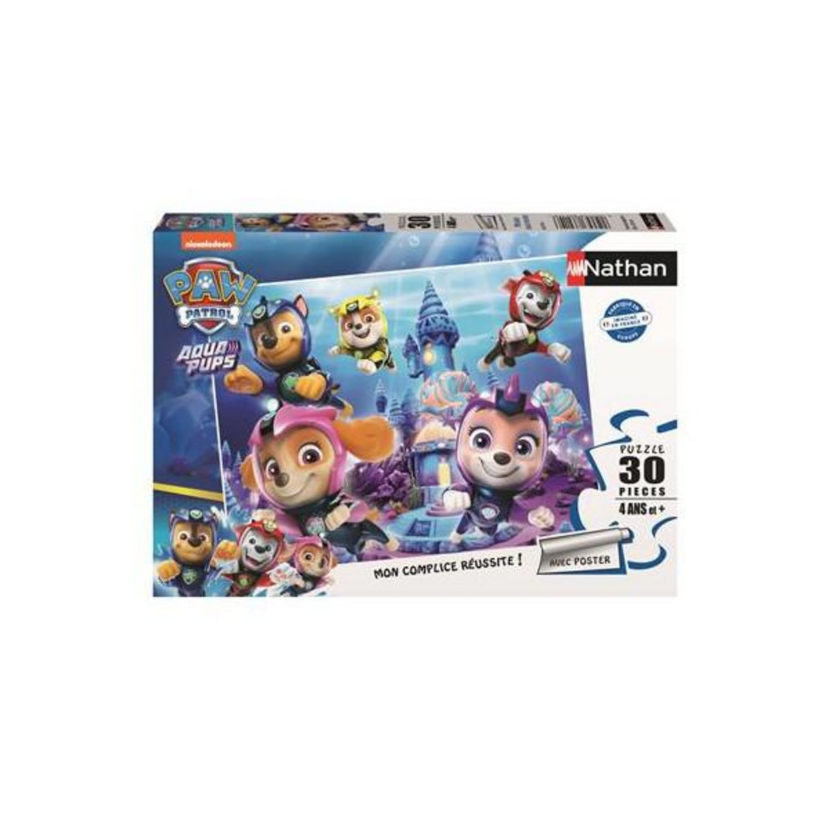 Nathan Puzzle Nathan Mission sous-marine Pat'Patrouille 30 pièces