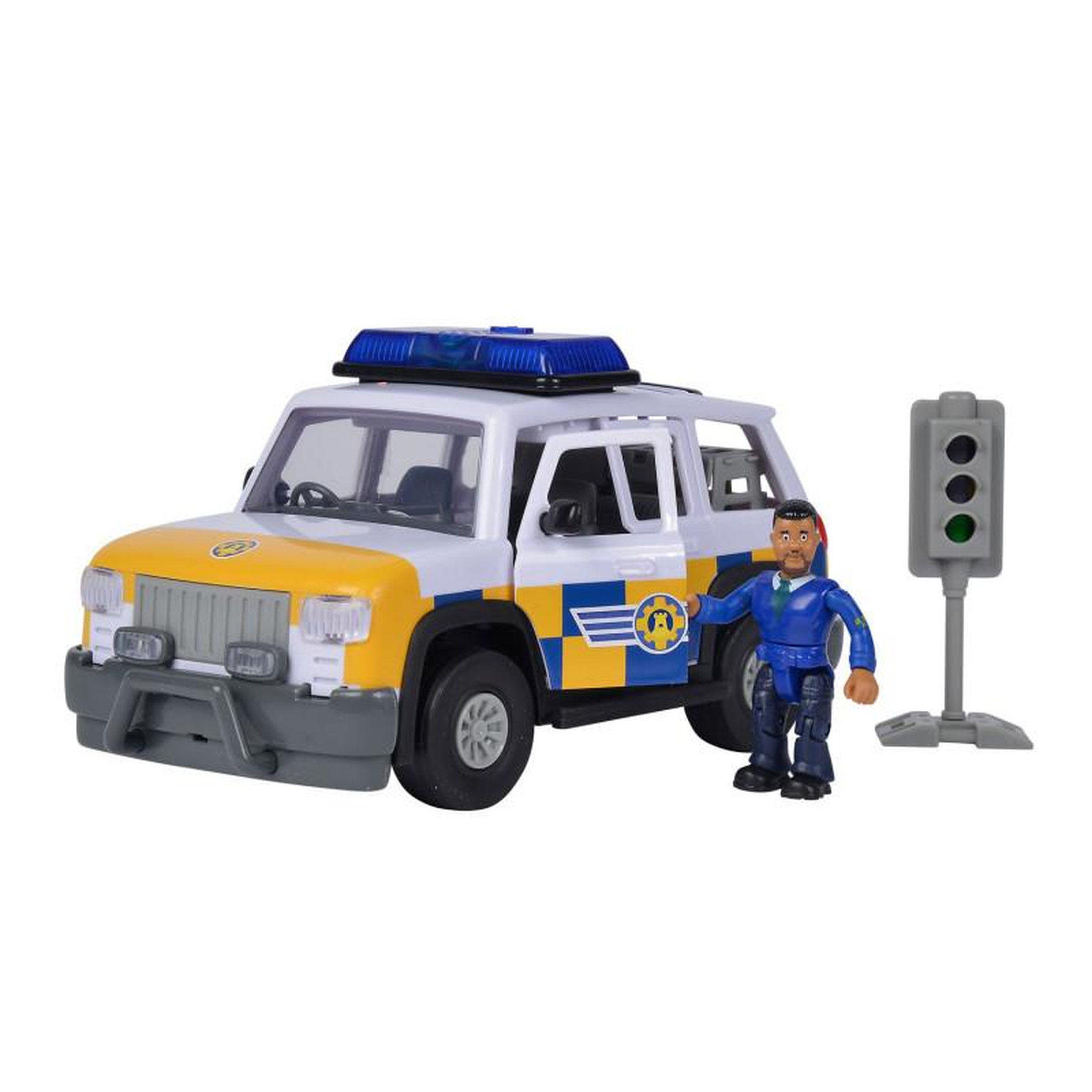 Voir la diapositive 4 : SIMBA SIMBA Fireman Sam Police Jeep 4x4 with Figure