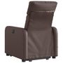 Voir la diapositive 4 : VIDAXL Fauteuil inclinable de massage electrique marron similicuir