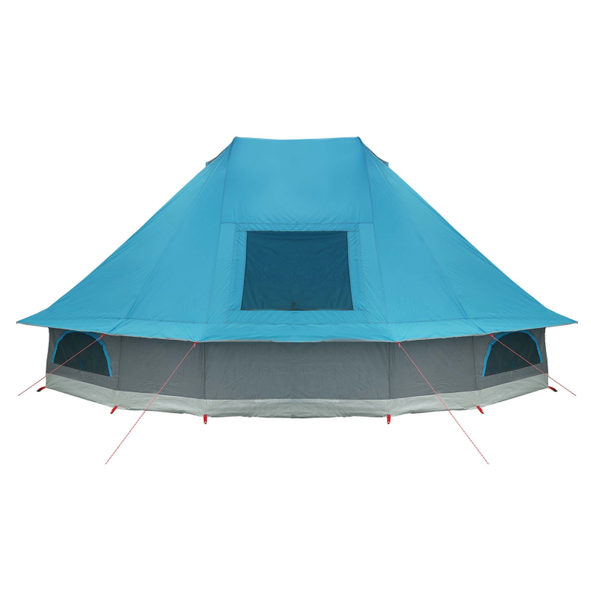 Voir la diapositive 6 : VIDAXL Tente Familiale Tipi Bleue 6 Personnes Étanche