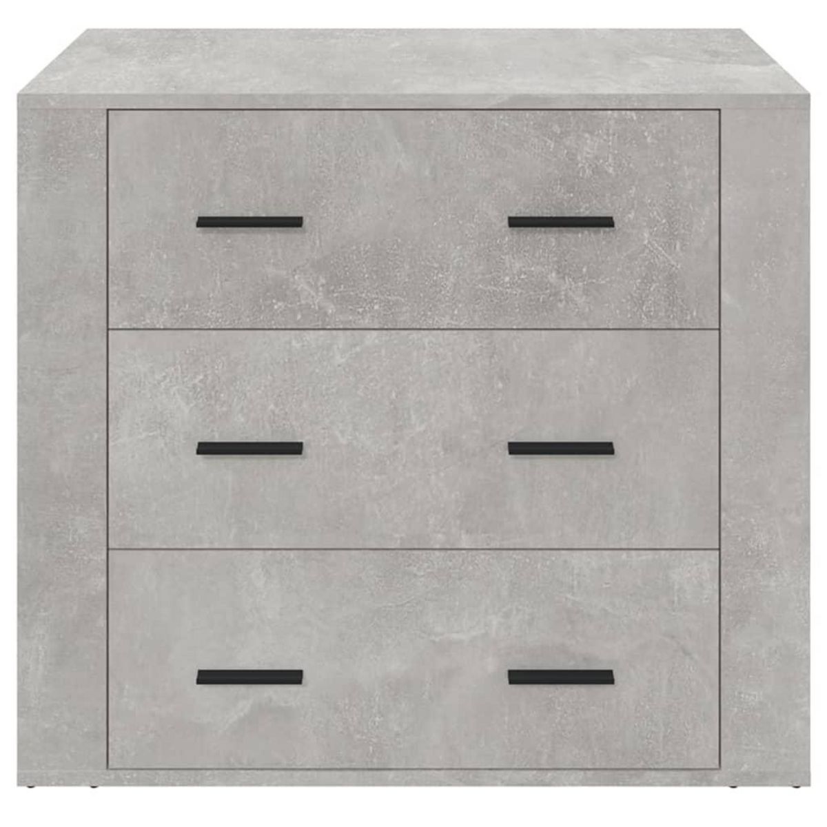 VIDAXL Buffet Gris beton 80x33x70 cm Bois d'ingenierie