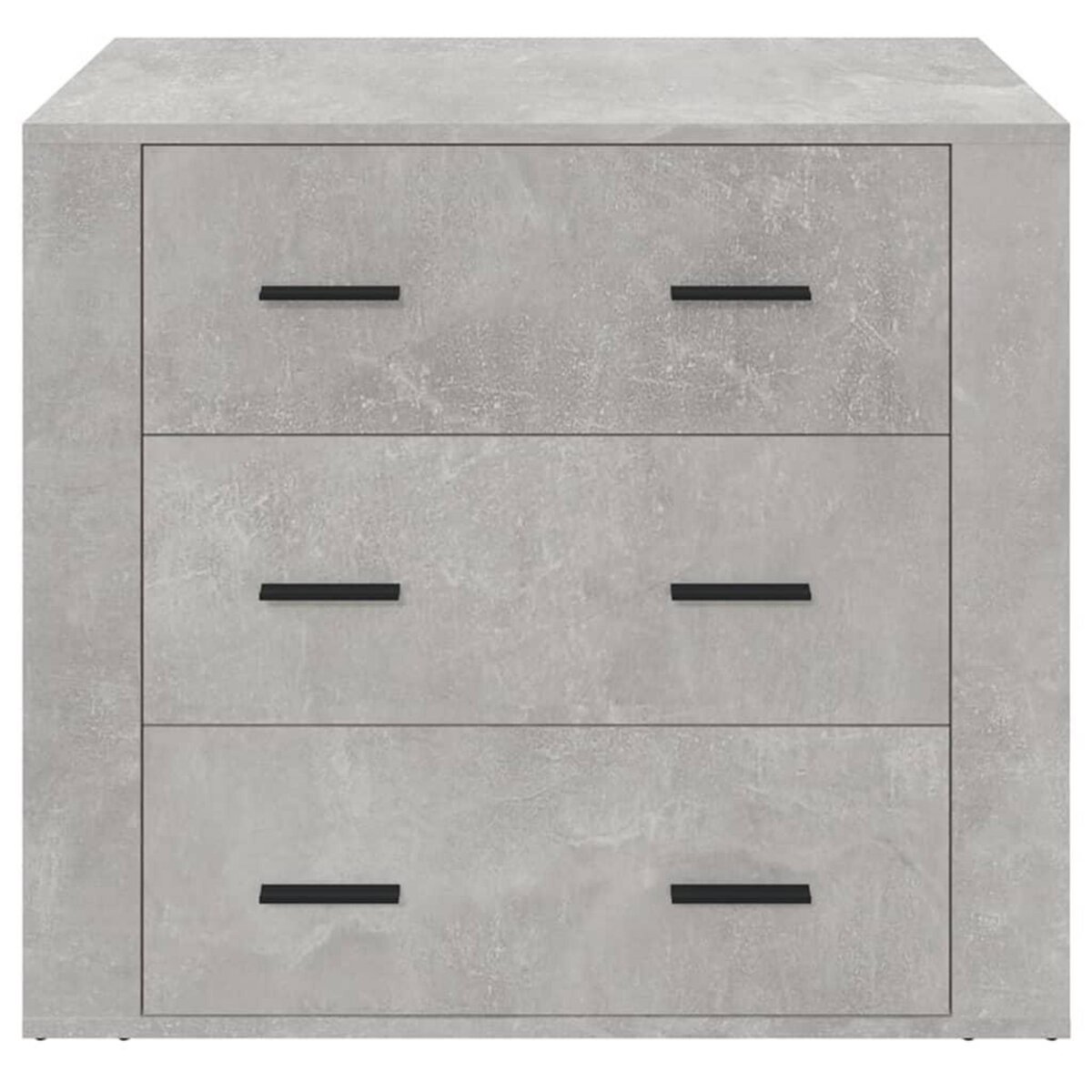VIDAXL Buffet Gris beton 80x33x70 cm Bois d'ingenierie