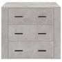 Voir la diapositive 3 : VIDAXL Buffet Gris beton 80x33x70 cm Bois d'ingenierie