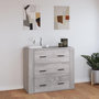 Voir la diapositive 1 : VIDAXL Buffet Sonoma gris 80x33x70 cm Bois d'ingenierie