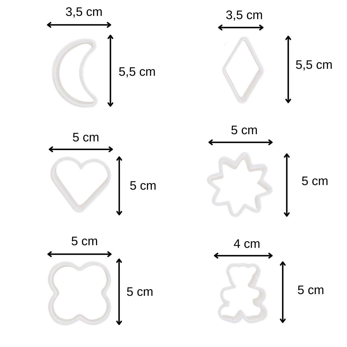 ZENKER Lot de 6 emporte-pièces Zenker Emporte-pièces