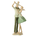 Paris Prix Statuette Famille 1 Enfant  Matcha  39cm Vert