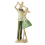 Voir la diapositive 1 : Paris Prix Statuette Famille 1 Enfant  Matcha  39cm Vert