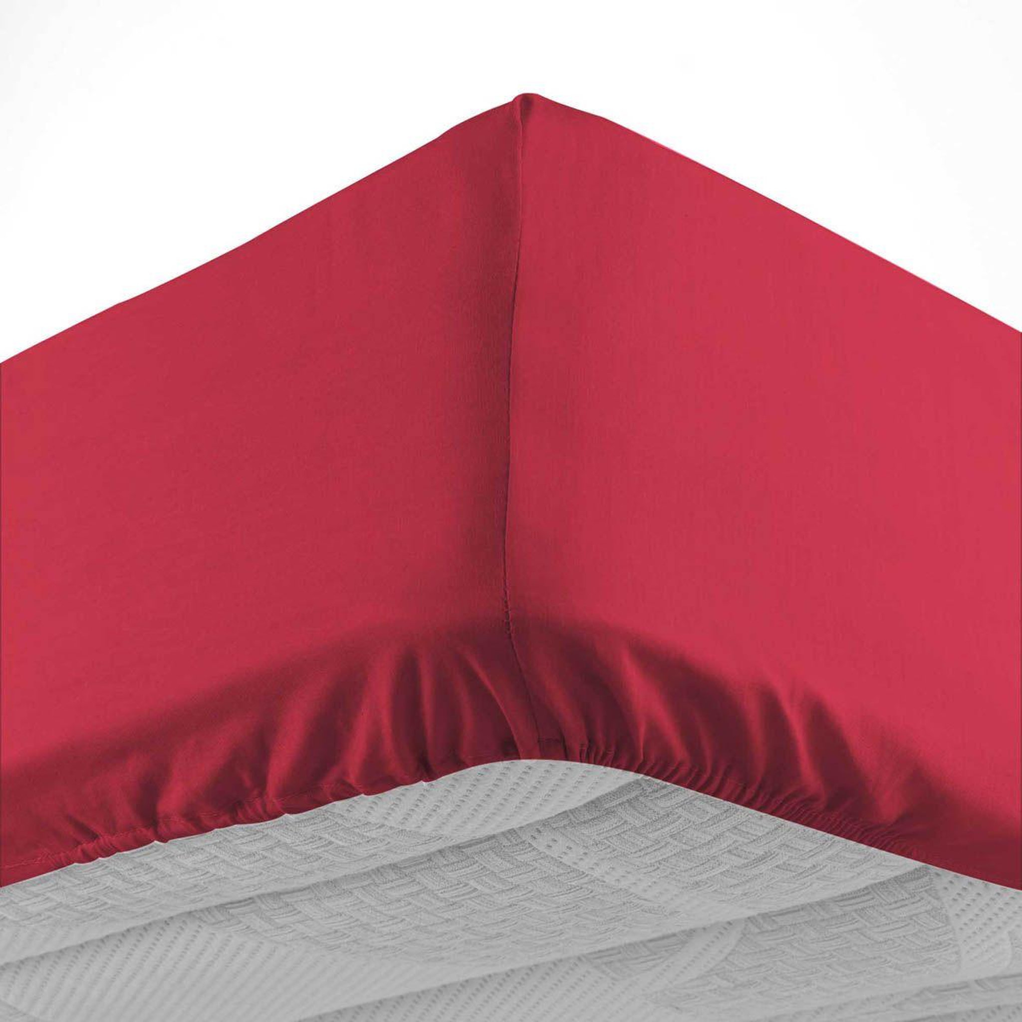 Douceur d'Intérieur Drap housse  lina  90x190cm marsala