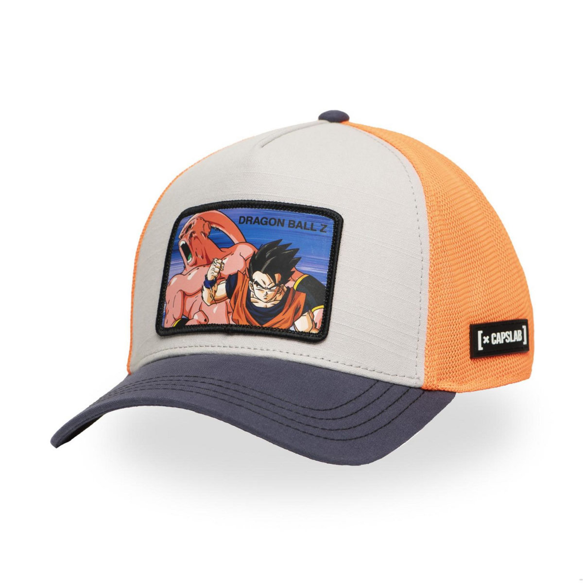 CAPSLAB Casquette trucker premium avec filet effet bambou Dragon Ball Z Gohan