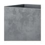 Voir la diapositive 2 : DEROMA Pot de fleur Cube - DEROMA - Millennium R - Ashgrey - A réserve d'eau - 39 cm