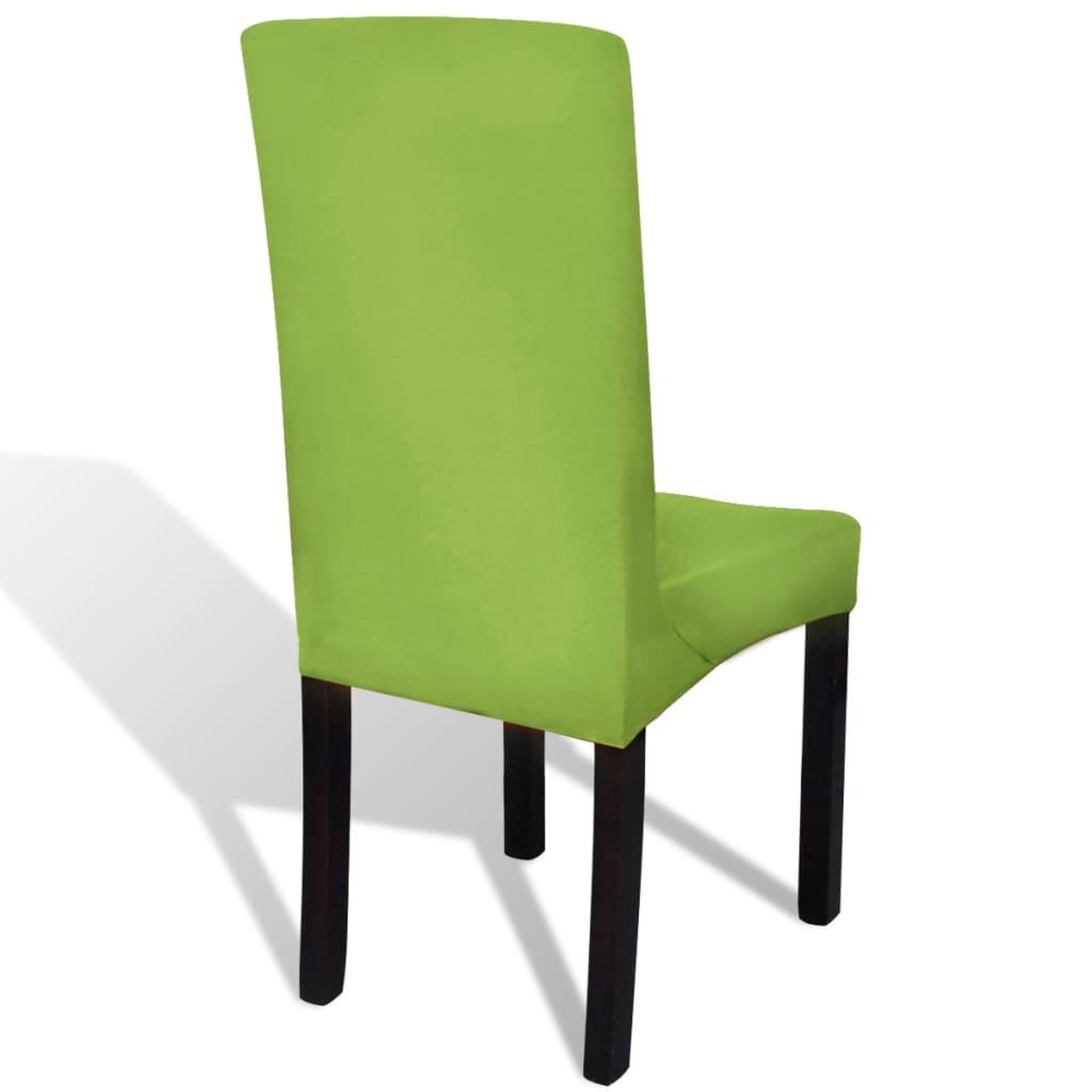 Voir la diapositive 4 : VIDAXL Housse de chaise droite extensible 4 pcs vert