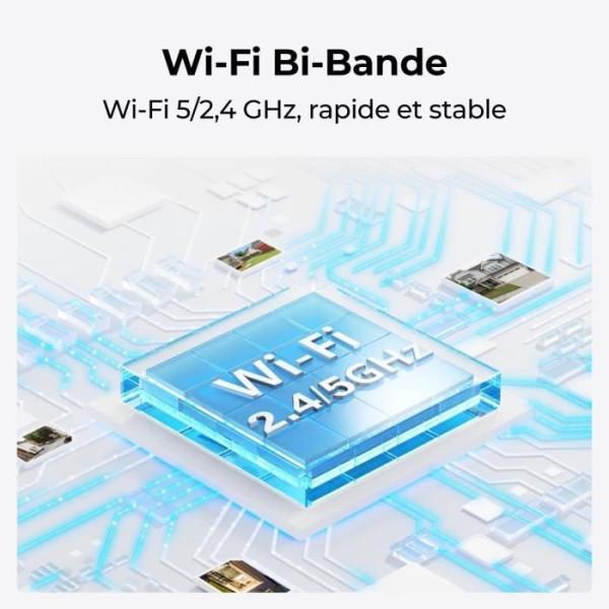 Voir la diapositive 6 : REOLINK Caméra de surveillance b430 3k + panneau solaire