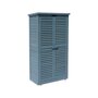 Voir la diapositive 1 : Habitat et Jardin Armoire de jardin  Space  - 87 x 46.5 x 160 cm - Bleu ciel