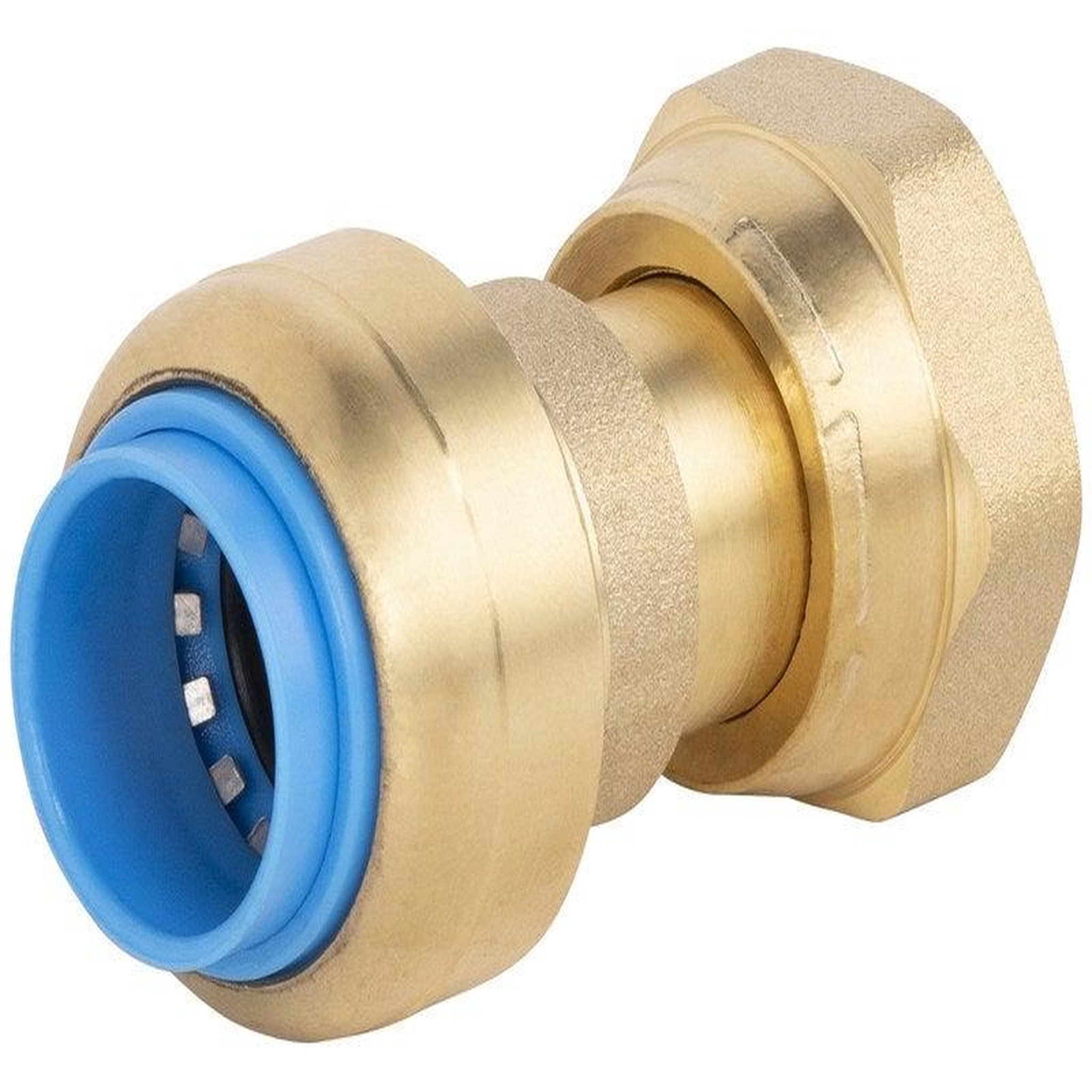 CENTRALE BRICO Raccord droit ecrou libre femelle 12 x 17 mm diam. 14 mm laiton