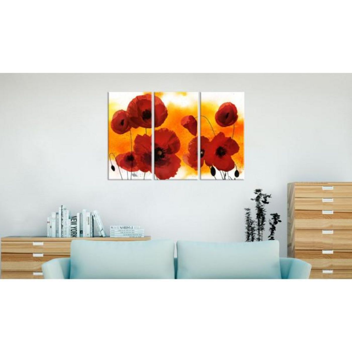 Paris Prix Tableau Imprimé  Sunny Afternoon & Poppies