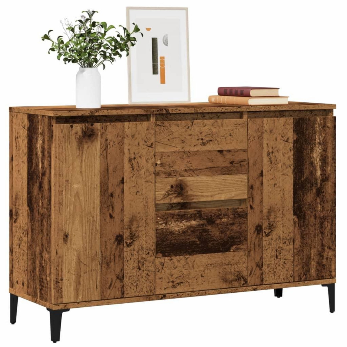 VIDAXL Buffet vieux bois 102x35x70 cm bois d'ingenierie