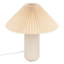 Voir la diapositive 1 : ATMOSPHERA Lampe cylindre en céramique - H. 38 cm - Beige