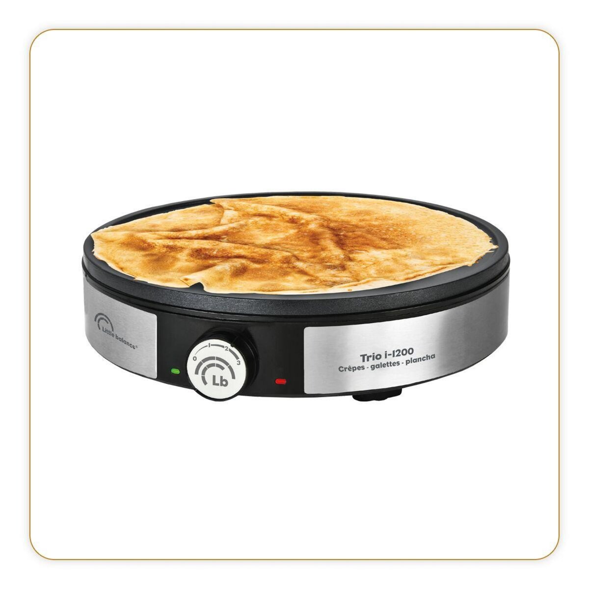 LITTLE BALANCE Crêpière Maxi-Crepes Trio i-1200