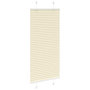 Voir la diapositive 3 : VIDAXL Store plisse creme 60x100 cm largeur du tissu 59,4 cm polyester