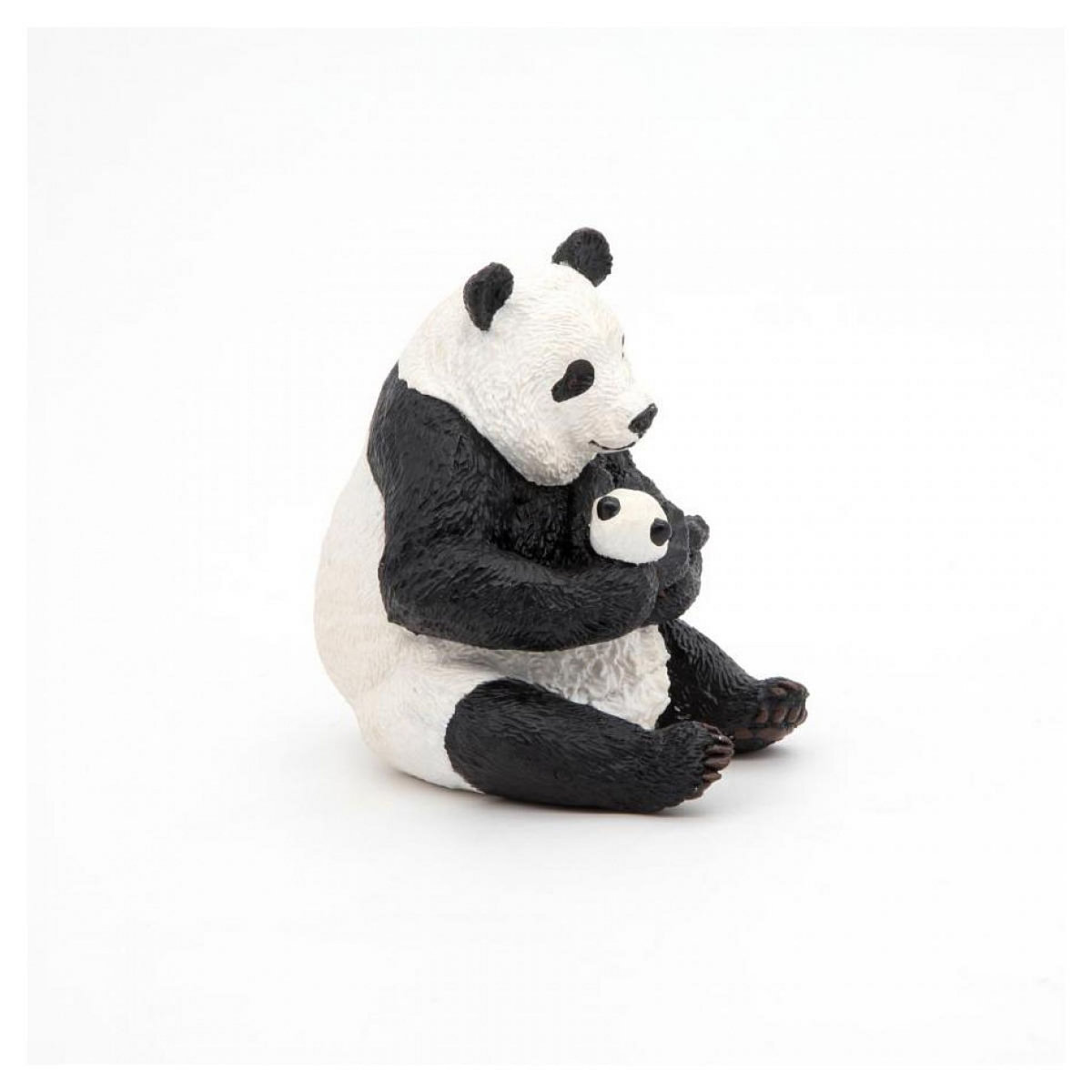 Papo Panda assis et son bébé  figurine