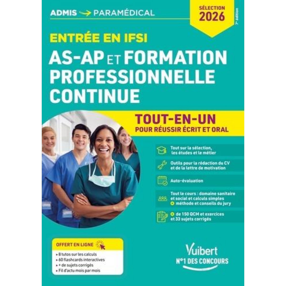 ENTREE EN IFSI AS-AP ET FORMATION PROFESSIONNELLE CONTINUE TOUT-EN-UN. EDITION 2026, Drevet Sébastien
