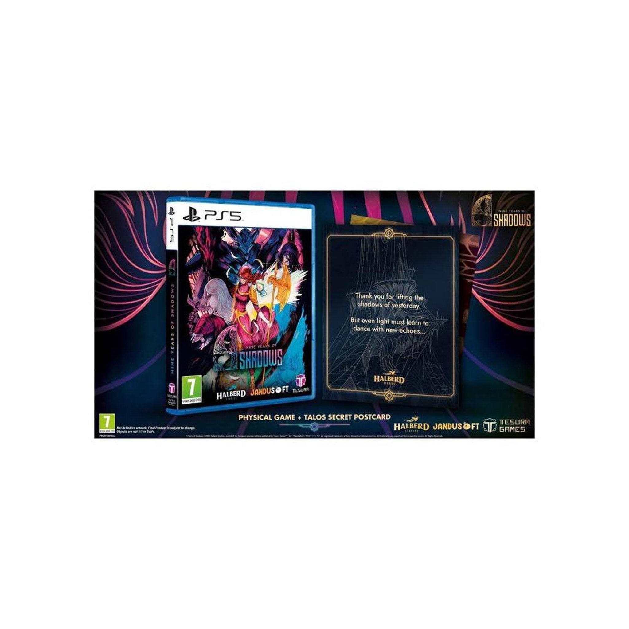 Voir la diapositive 2 : Just for games 9 Years of Shadows - Jeu PS5