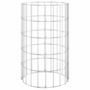Voir la diapositive 3 : VIDAXL Poteau a gabion circulaire Acier galvanise Ø30x50 cm
