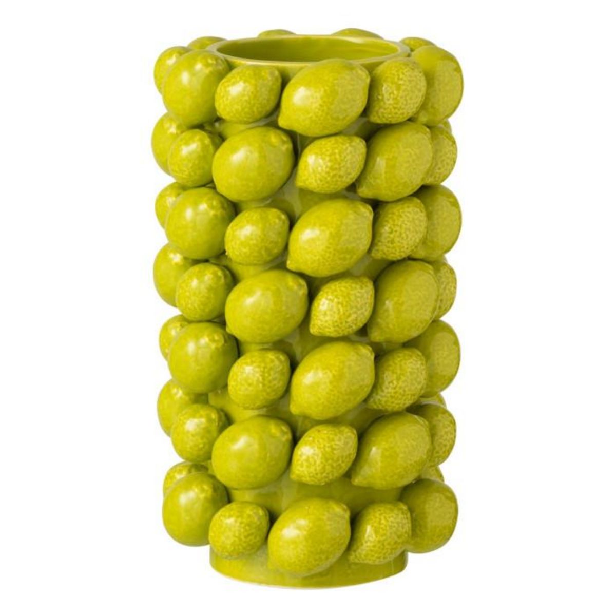 Paris Prix Vase Déco en Céramique  Citron  26cm Vert