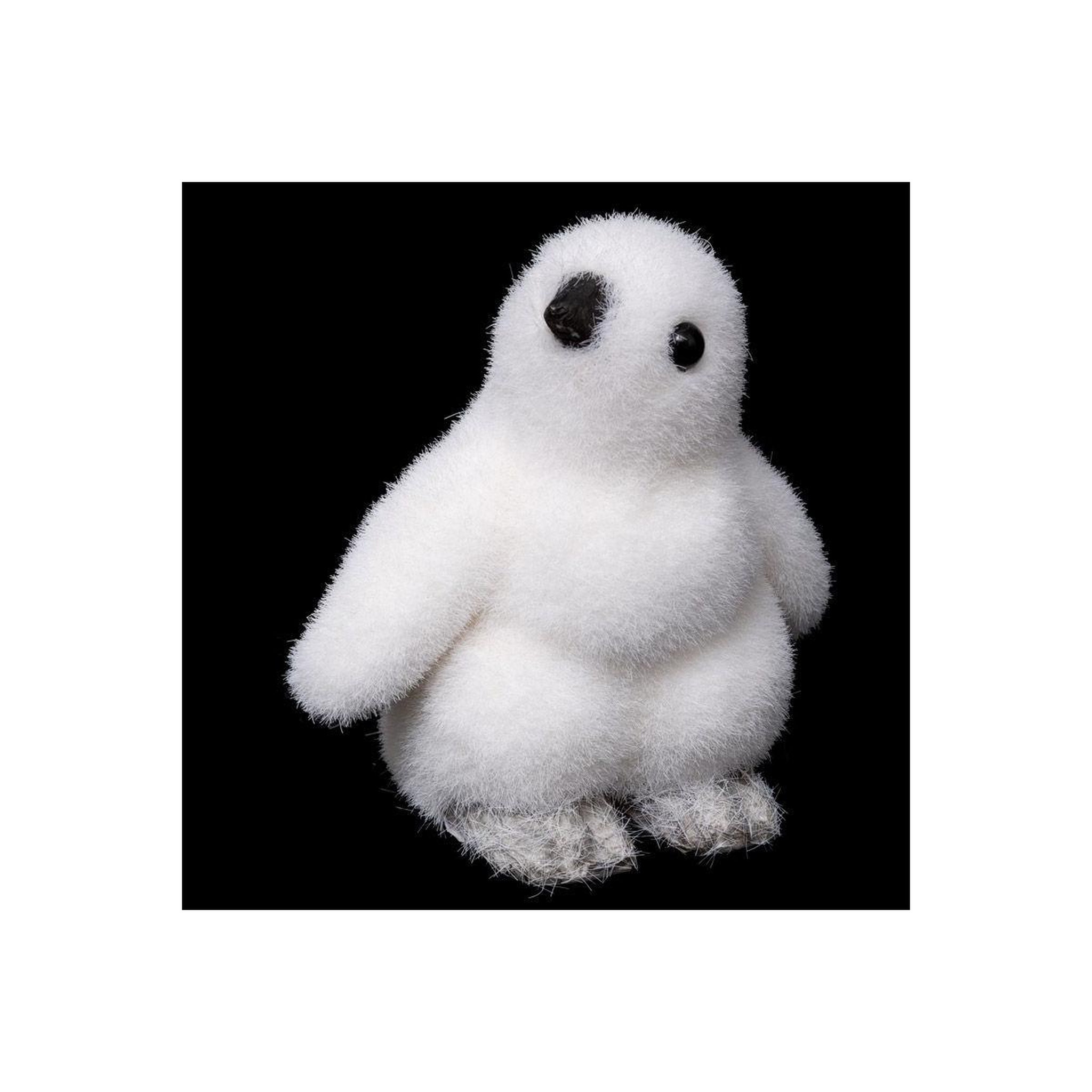 Voir la diapositive 2 : FEERIC LIGHT & CHRISTMAS Pingouin tourné  manteau  15cm blanc