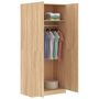 Voir la diapositive 4 : VIDAXL Garde-robe Chene sonoma 90x52x200 cm Bois d'ingenierie