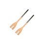 Voir la diapositive 1 : Fackelmann Ensemble de 2 Fourchettes à salade verte en bois 34 cm Fackelmann Boissellerie