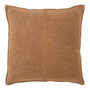 Voir la diapositive 1 : Paris Prix Coussin Déco en Cuir  Coleman  45x45cm Camel