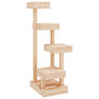 Voir la diapositive 2 : VIDAXL Arbre a chat 45,5x49x103 cm Bois de pin massif
