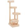 Voir la diapositive 2 : VIDAXL Arbre a chat 45,5x49x103 cm Bois de pin massif