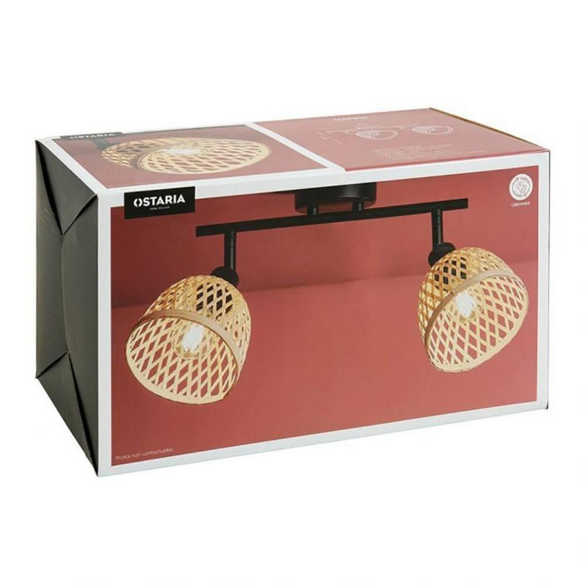 OSTARIA Rampe 2 spots bambou Hanoi