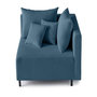 Voir la diapositive 1 : LISA DESIGN Edinburg - module d'assise d'angle droit - en velours côtelé